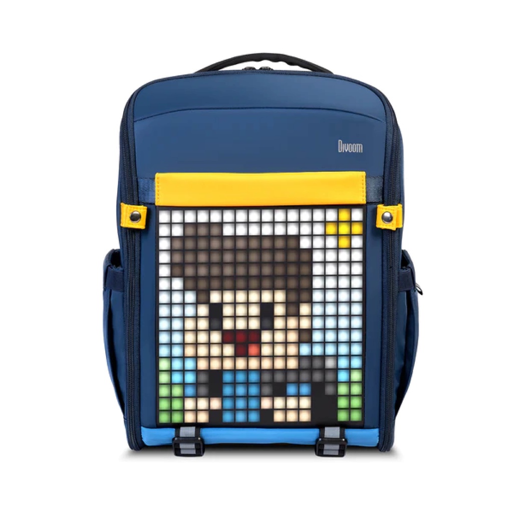 Balo màn hình LED Divoom Pixoo Backpack-S, ngăn chứa laptop 14.5 inch, phù hợp cho học sinh cấp 2, cấp 3