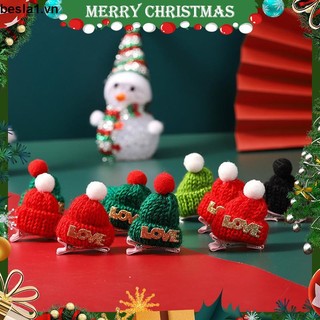 🎄🎄kẹp tóc hình nón len giáng sinh dễ thương