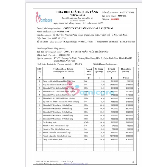 Ống hút thay thế bình uống nước