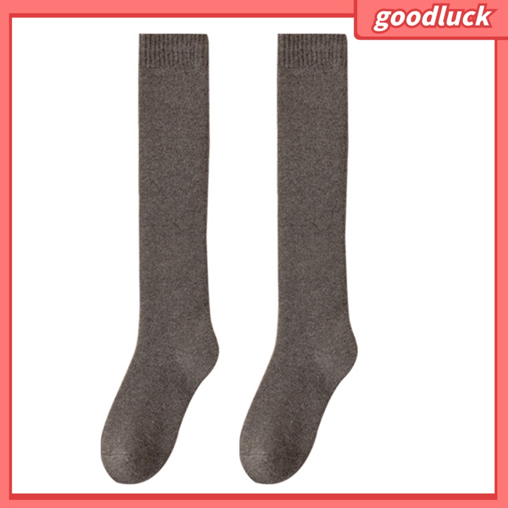 1 Đôi Tất Chân Dày Giữ Ấm Mềm Mại Chống Trượt Cho Nữ