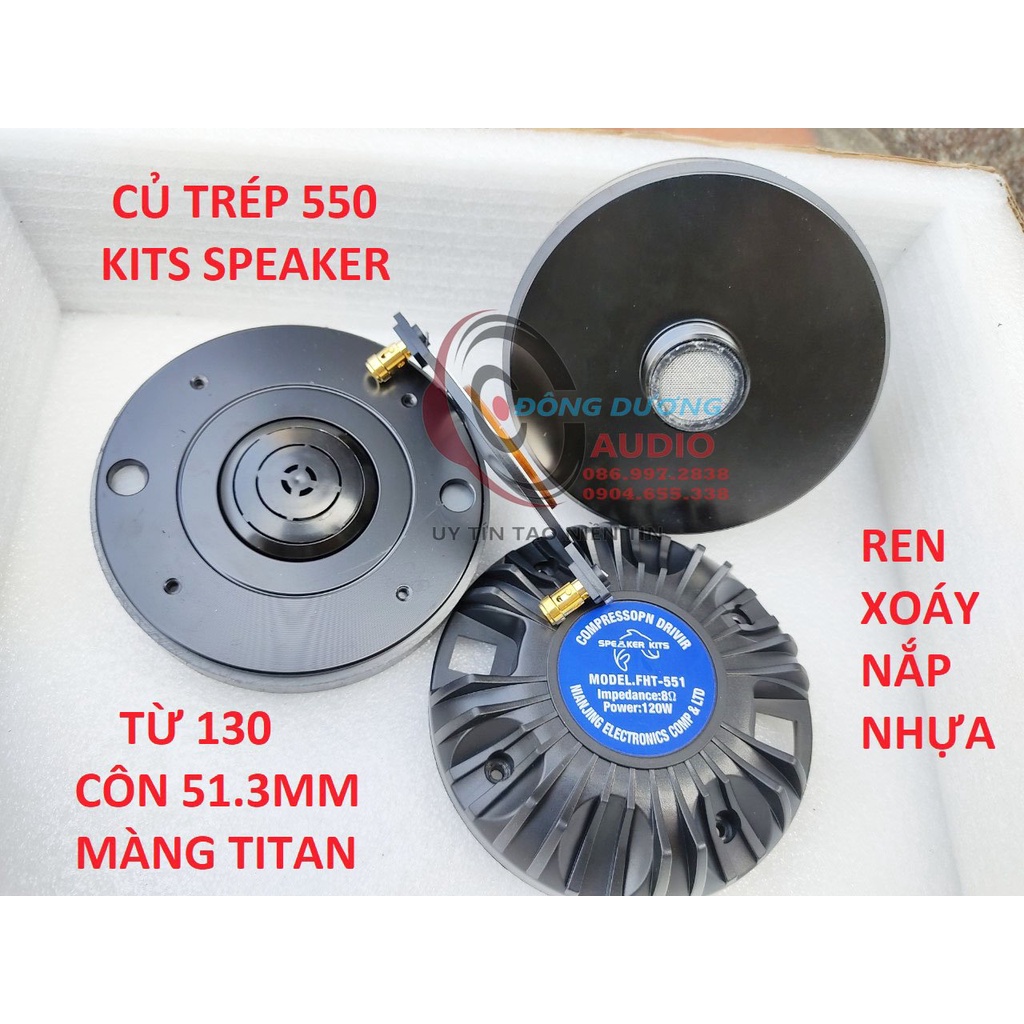 BỘ 2 CỦ TRÉP 550 FHT PRO - HÀNG NHẬP CHINA - TỪ 130 COIL 51.3 MÀNG TITAN