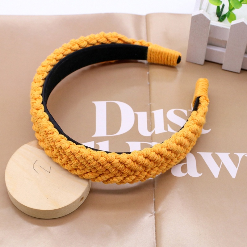 Băng Đô Bện Dây Bản Rộng Phong Cách Bohemian Cho Nữ