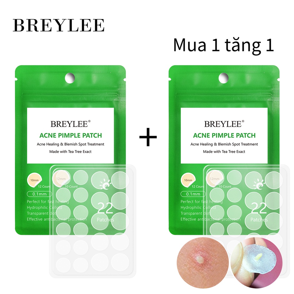 22 Miếng dán mụn BREYLEE chiết xuất cây trà