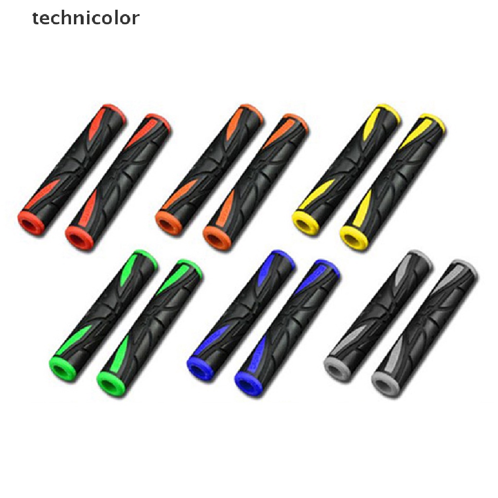 Set 2 Vỏ Bọc Tay Lái Xe Máy / Xe Đạp Bằng Cao Su Chống Trượt TYG