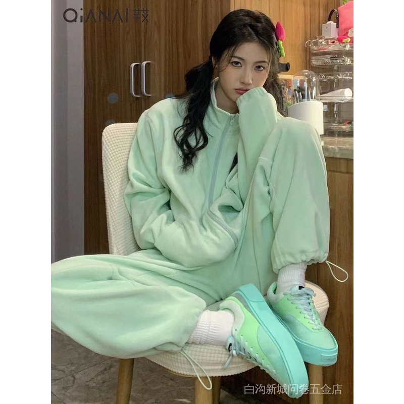 Bộ Đồ Thể Thao Cao Cấp Phong Cách Đường Phố Thời Trang Thu Đông Cho Nữ