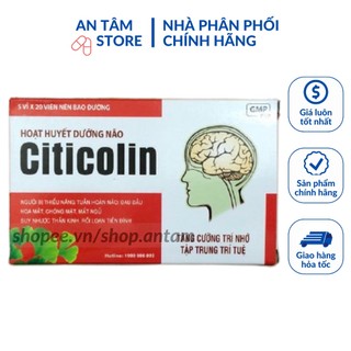 Viên uống Hoạt huyết dưỡng não Citicolin