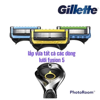 Dao cạo râu gillette 5 lưỡi proshield (1 cán +2 lưỡi)