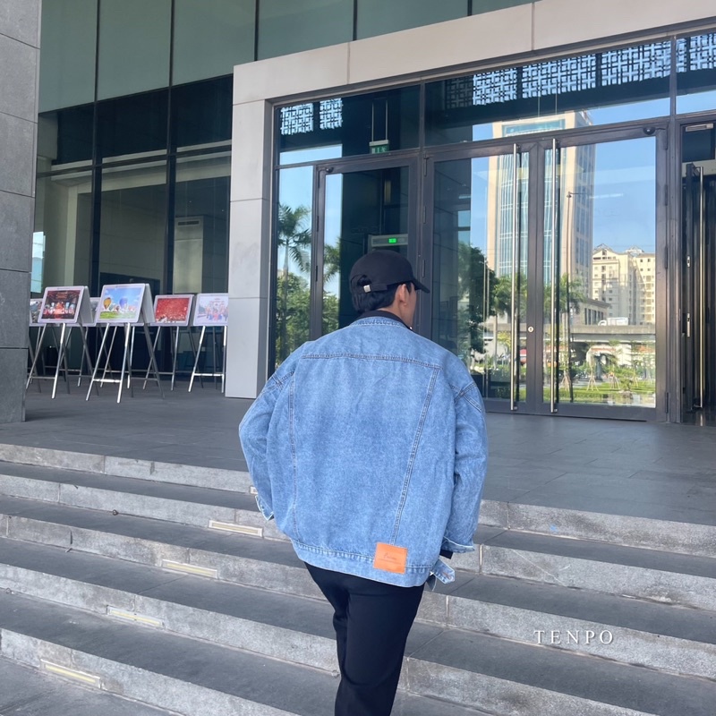 Áo Khoác Bò Form Rộng Unisex | Denim Jacket