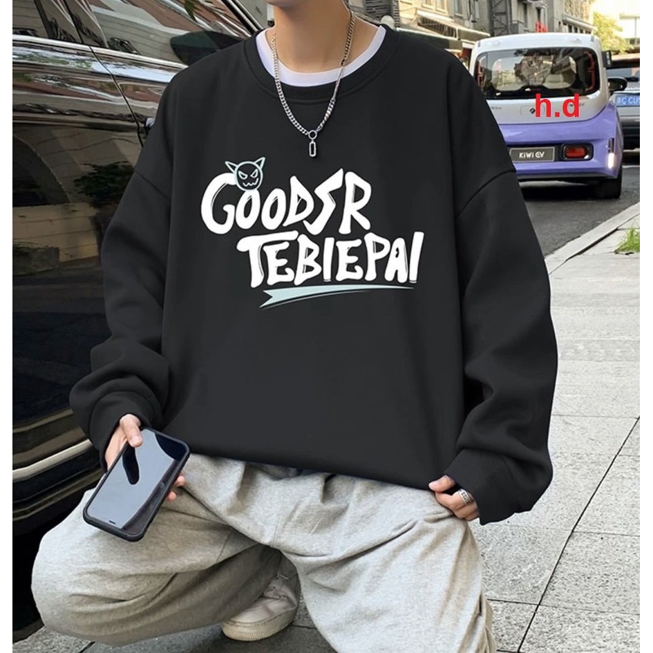 Áo swt  Nam Nữ in chữ Goodsr Chất ni cotton