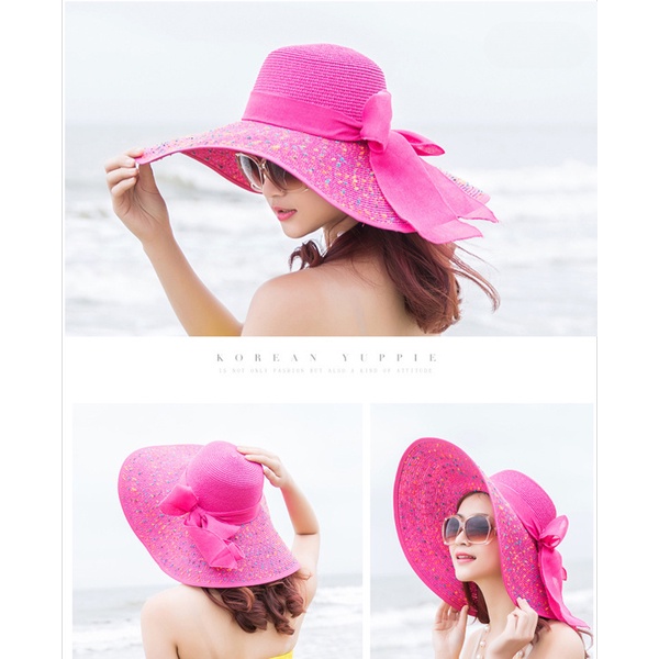 Mũ chống nắng Mũ đi biển Nón chống nắng Mũ rơm luffy Mũ rộng vành Nón nữ thời trang Mũ che nắng