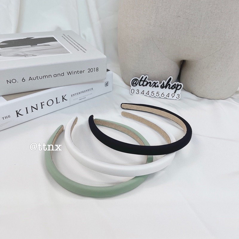 Bờm lụa trơn bản nhỏ cao cấp (Ảnh thật) 🔅FREESHIP🔅