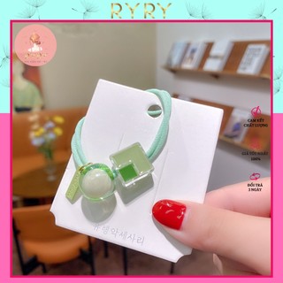 Dây Buộc Tóc Nữ Đá Pha Lê Phong Cách Hàn Quốc