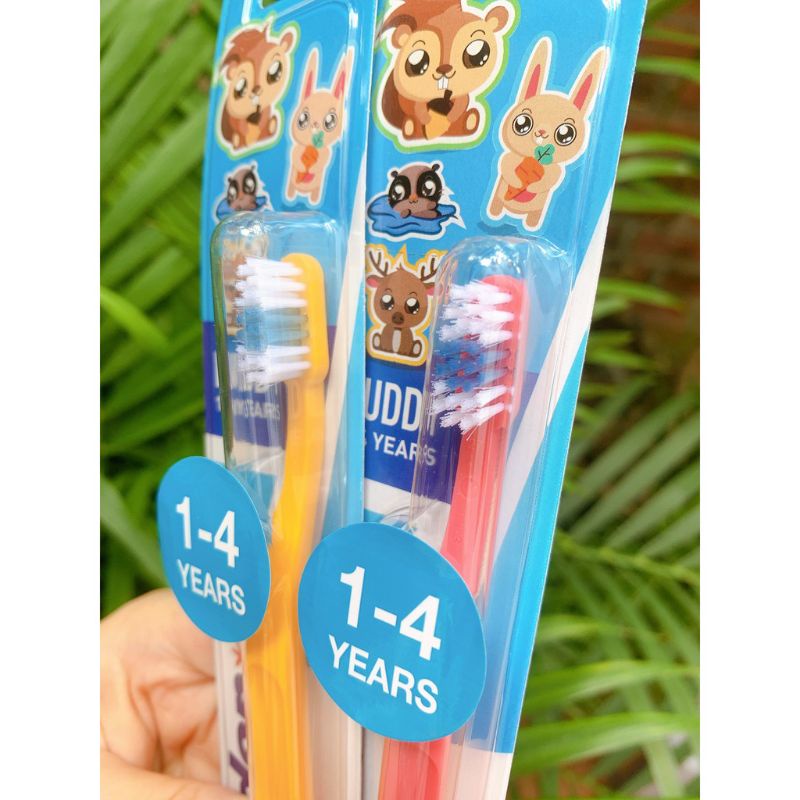Bàn chải đánh răng cho bé Jordan 1-4 tuổi