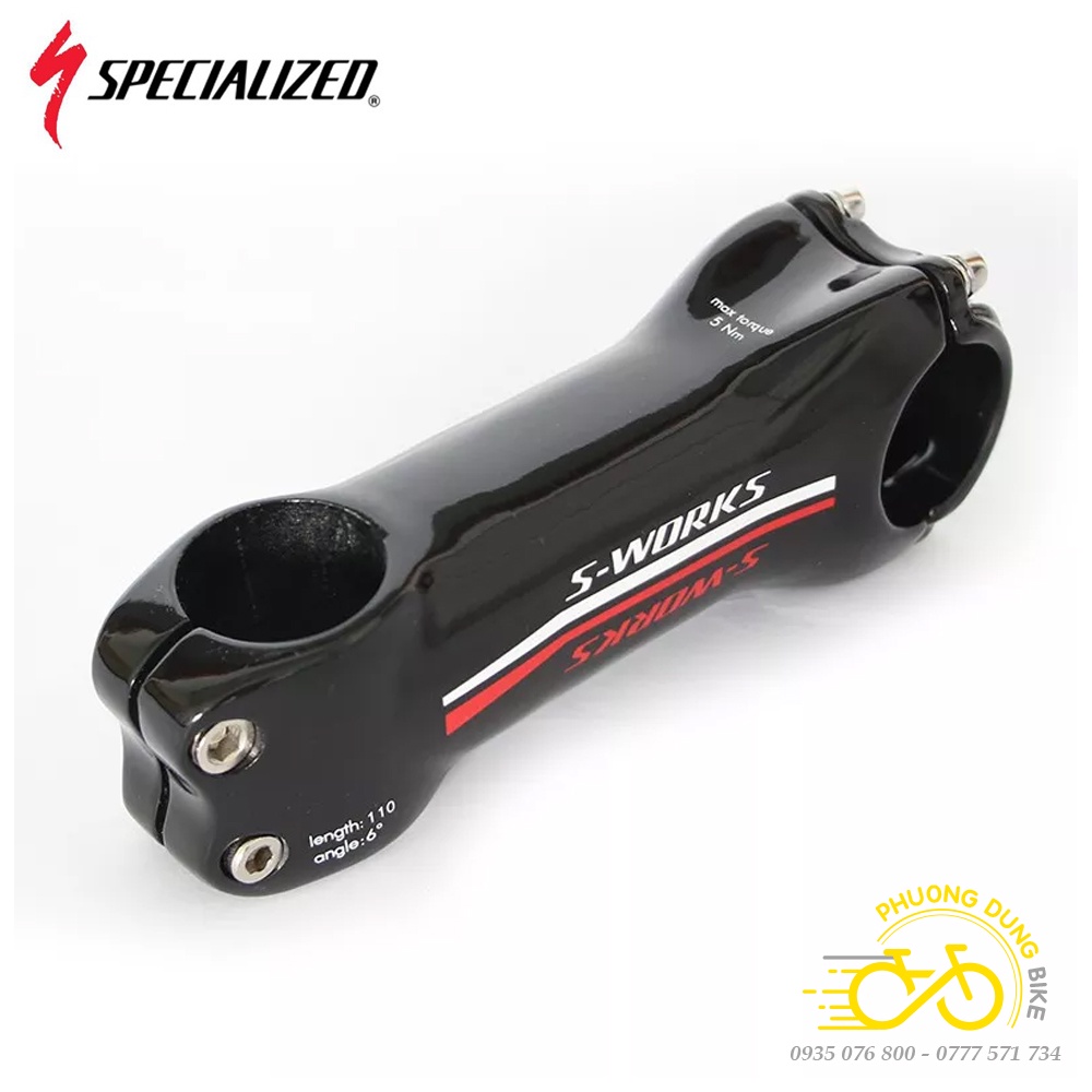Pô tăng xe đạp Carbon S-WORKS  31.8x70mm / 80mm / 90mm / 100mm / 110mm / 120mm