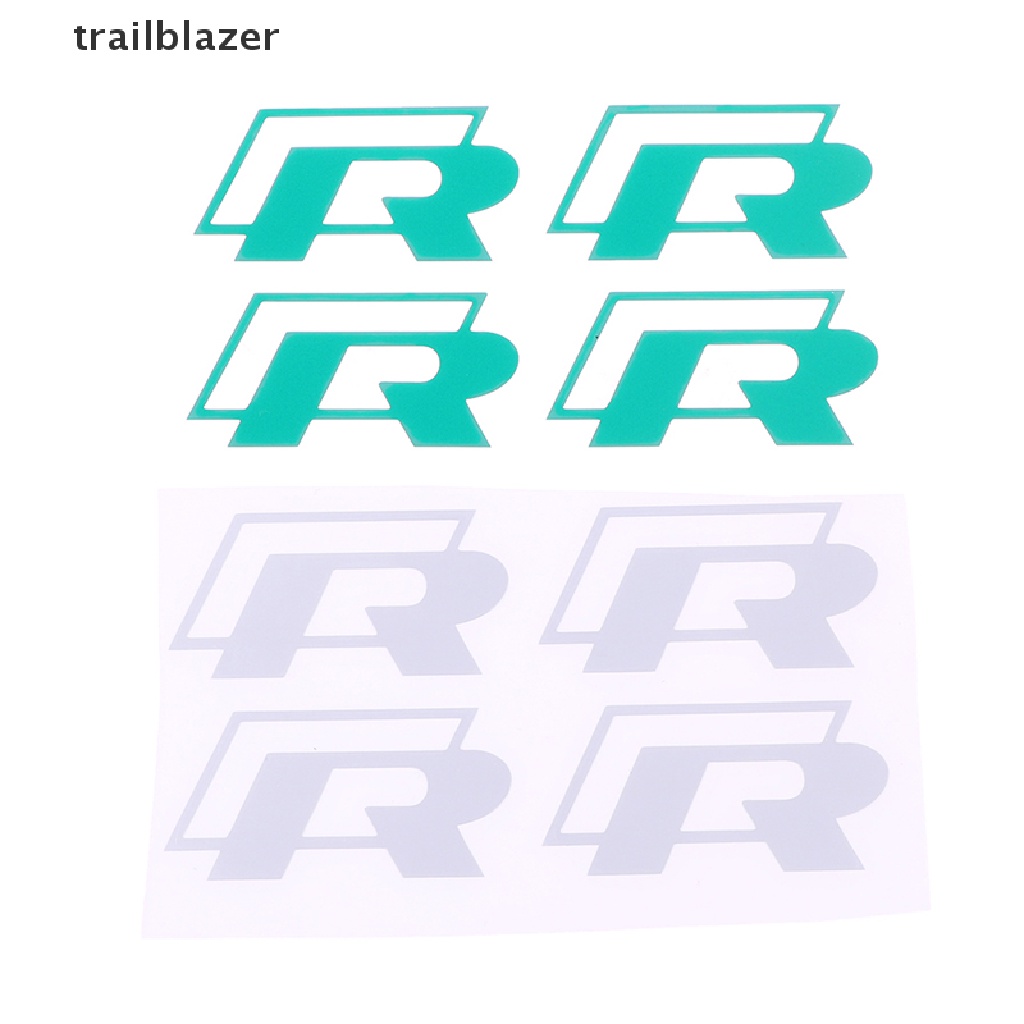 Set 4 Miếng Dán Đề Can Đồ Họa Xe Đuarailblazer UIO
