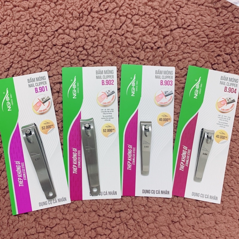 Kềm Nghĩa Bấm móng inox BM904, bấm móng kìm nghĩa 904