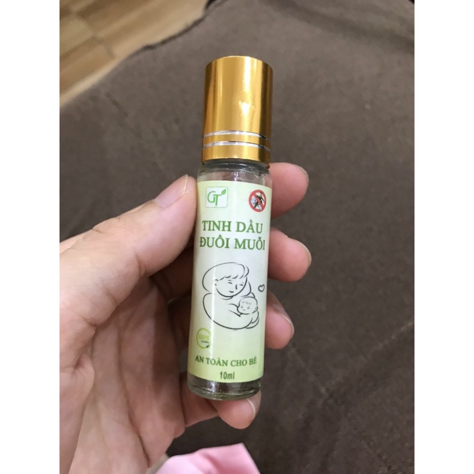 tinh dầu đuổi muỗi GT FREESHIP 100% Tự Nhiên - Chai bi lăn tiện dùng, dùng cho cả người lớn và trẻ nhỏ