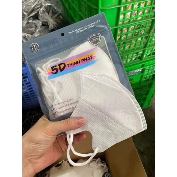 Sỉ 1 thùng khẩu trang 5D Thịnh Phát