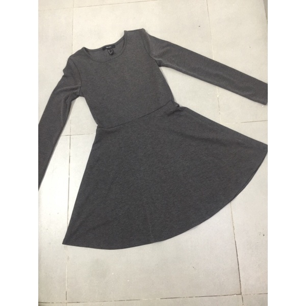 Đầm thun gân xòe nữ hiệu Forever 21