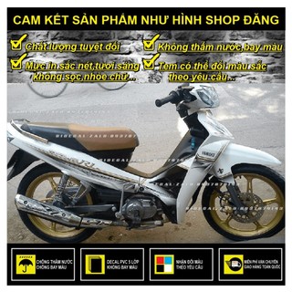 Tem rời sirius mẫu rl phối dán xe trắng -