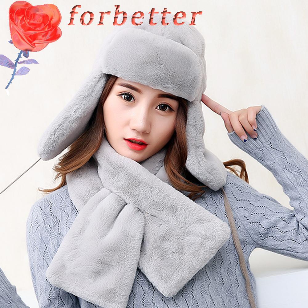 Mũ Giữ Ấm Giả Lông Thú Thời Trang Nữ