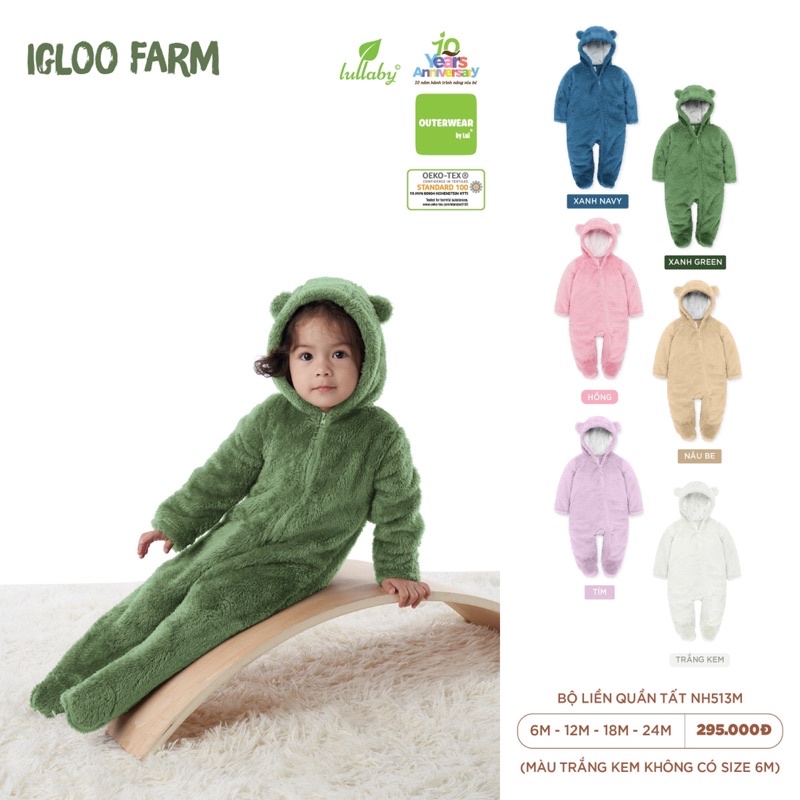 LULLABY - Body lông siêu mềm, ấm cho bé