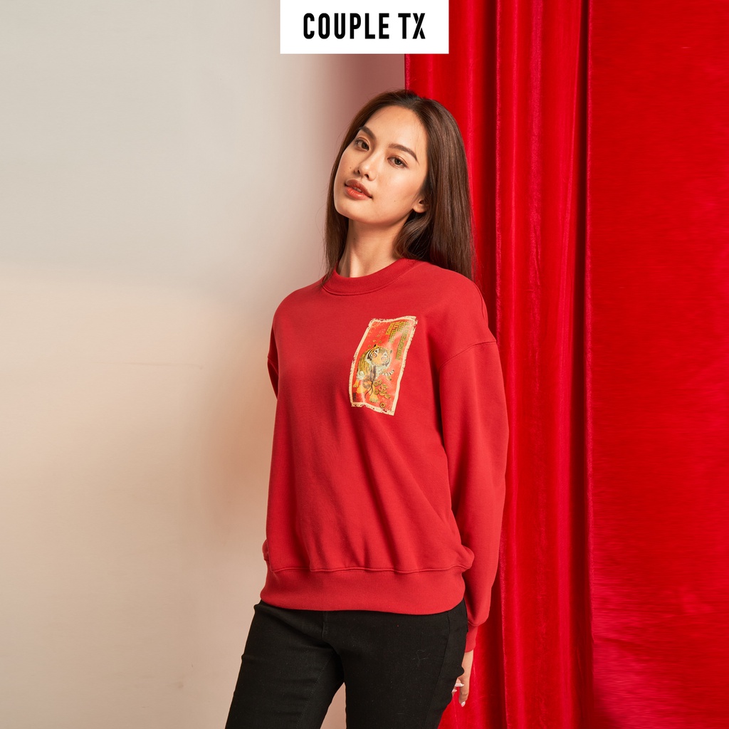 Áo Sweater Nữ Couple TX In Linh Vật Con Hổ WSW 2014