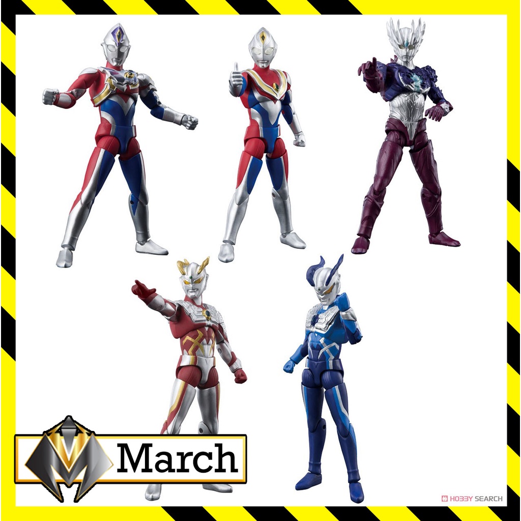 Mô hình Shodo Ultraman Decker, Dyna, Ultraman Zero, Saga - SODO