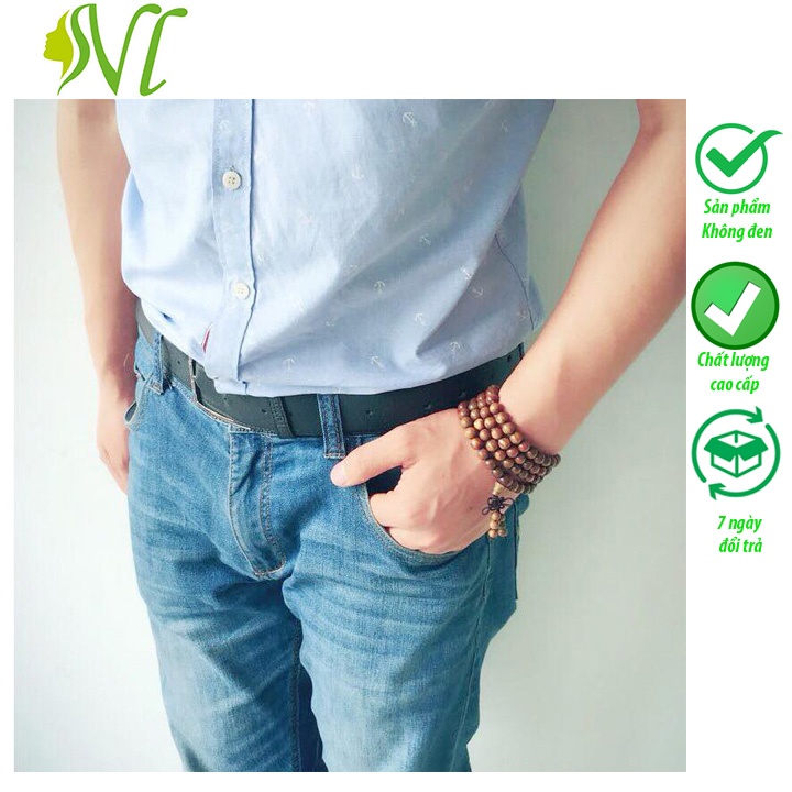 Vòng tay trầm hương đốt trúc bọc mạ vàng 18k cao cấp nam nữ may mắn Người Đẹp Vì Lụa