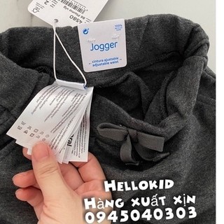 Quần jogger da cá xám cho bé