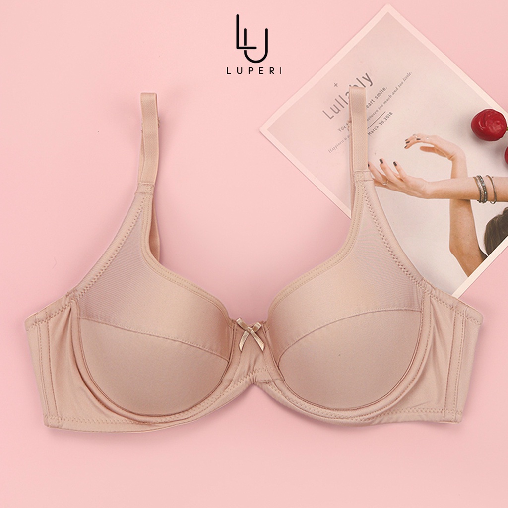 Áo Lót Nữ Trơn Đệm Mỏng Có Gọng Nâng Ngực Luperi LUAL880