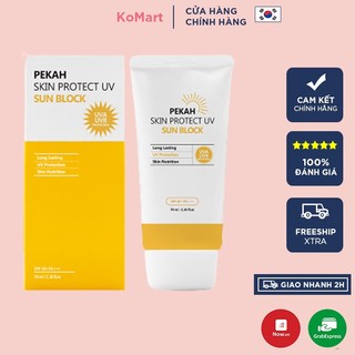 Kem chống nắng Vật Lý PEKAH SKIN PROTECT UV SUN BLOCK SPF50+/PA+++ 70ml