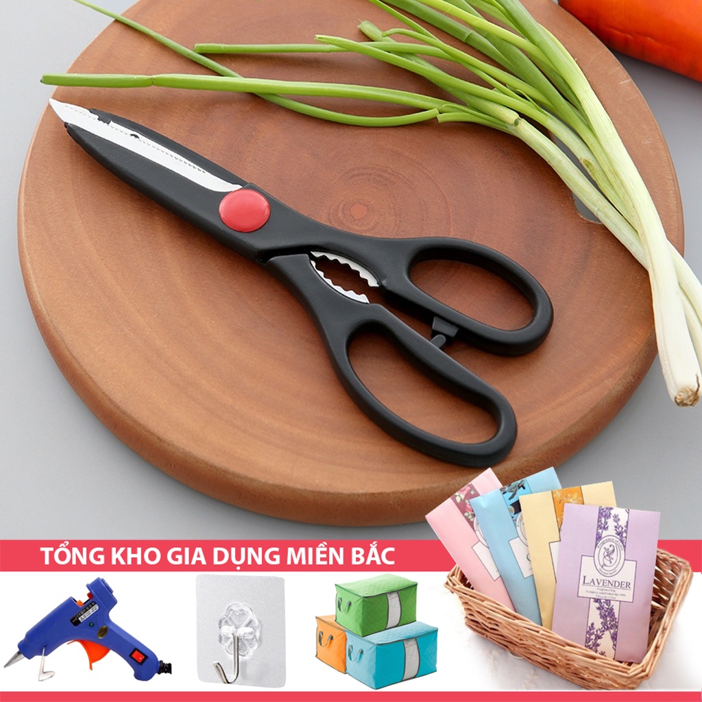 [Tổng Kho Sỉ] Kéo Cắt Thức Ăn Nhà Bếp Loại 1 - Kéo Đa Năng Cắt Đồ Ăn Làm Bếp