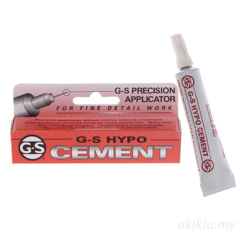 Keo chống nước, dán kính, gắn đá đồ trang sức Hypo Cement, keo dán đa năng 9ml