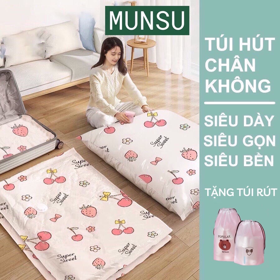 Túi Hút Chân Không Dày Dặn Đựng Chăn Ga, Quần Áo Chống Nấm Mốc Cao Cấp M02_C01