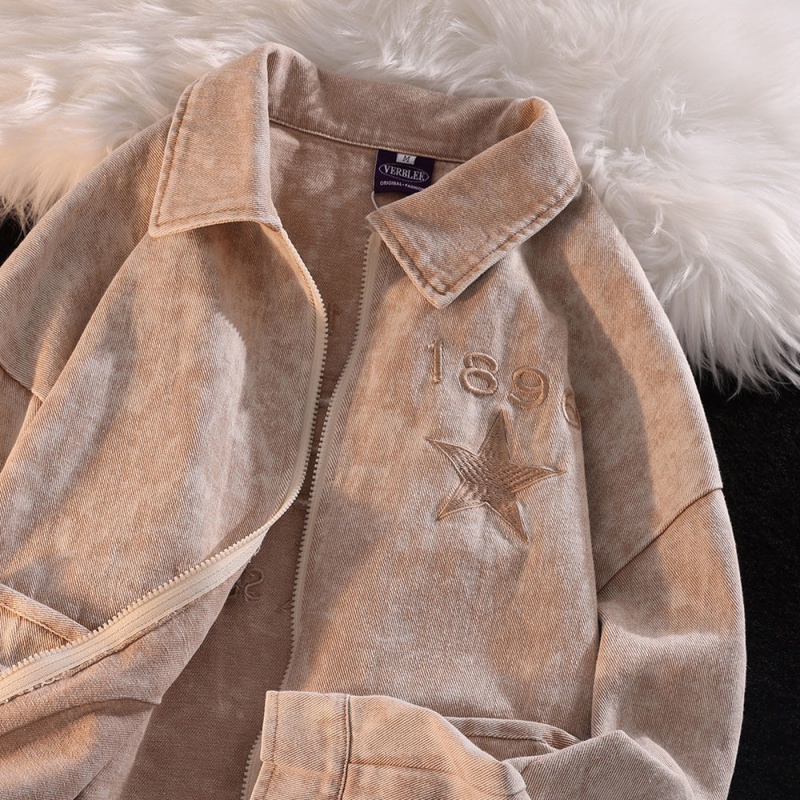 Áo Khoác Nhuộm Màu Loang Phong Cách Hip Hop Đường Phố Mới Mùa Thu Chính Hãng Niche Co