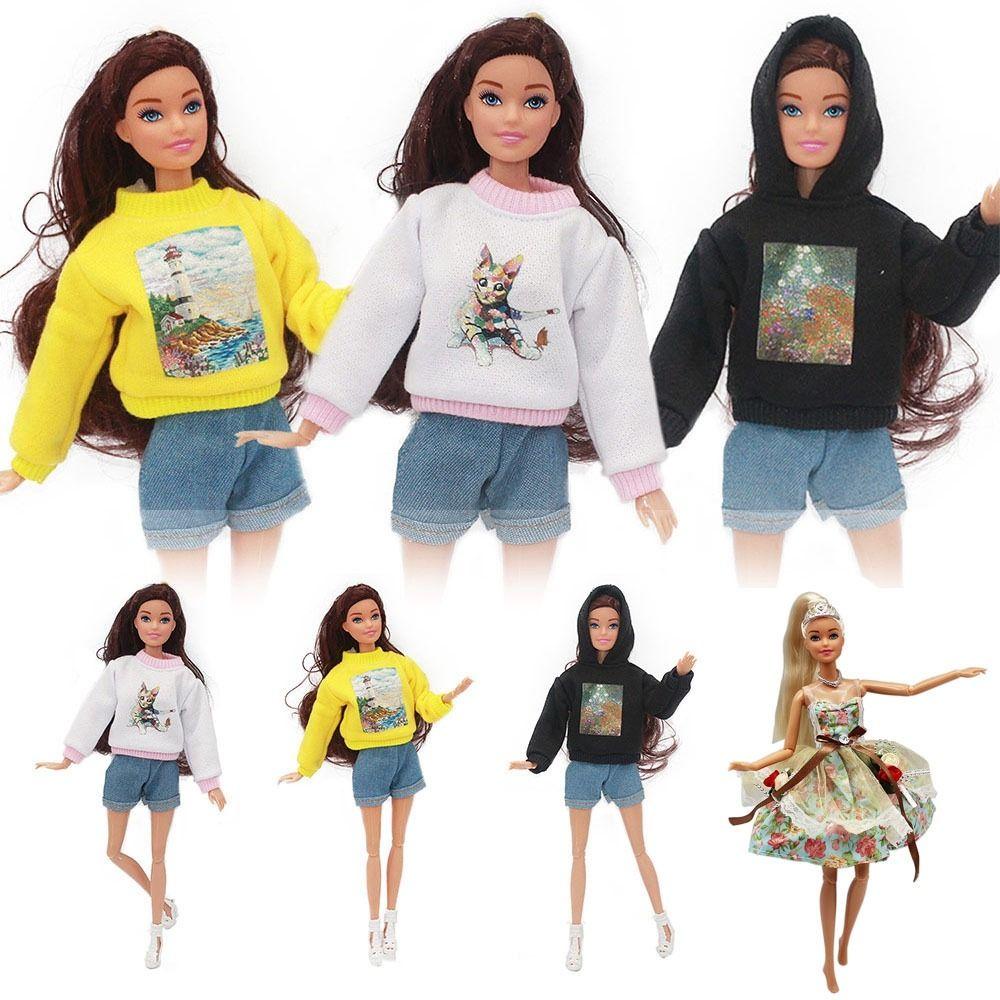 1 Bộ Áo Khoác Jeans Thời Trang Cho Búp Bê Tỷ Lệ 1 / 6