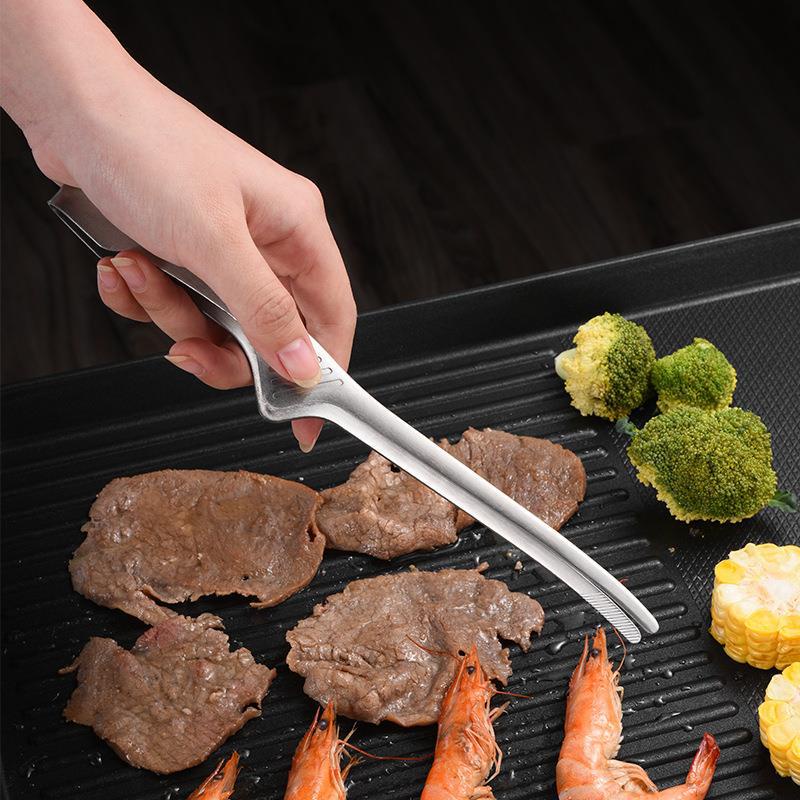 Kẹp Gắp Thức Ăn Bằng Thép Không Gỉ Chống Trượt Tiện Dụng Cho Nhà Bếp