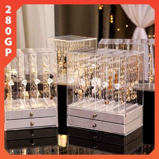 Khay đựng bông tai trang sức cao cấp ( Có Sẵn - giá , hộp , kệ Mica  Acrylic)