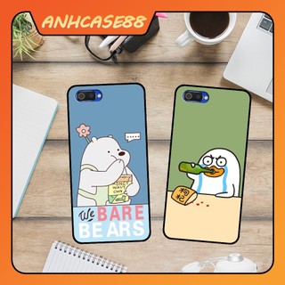 Ốp Realme C1/ C2 In Hình Gấu, Chó Cute- Trend- CASE88