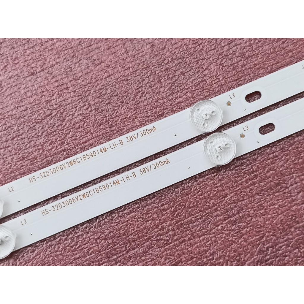 THANH LED TIVI imusic 32FHD700 UBC 32P700S 32P500N SANCO H32V300 HS-32D3006V2W6C1B59014M-LH-B HÀNG MỚI 100%, BỘ 2 THANH