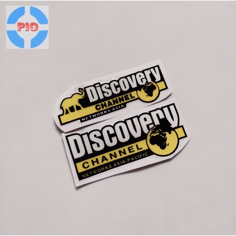Tem Nổi Discovery Channel Trang Trí Xe Máy, Nón Bảo Hiểm, Laptop, Điện Thoại