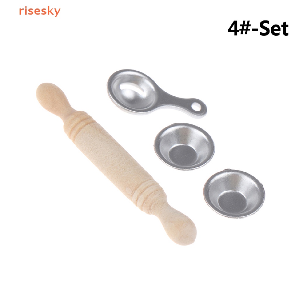 Muỗng Đo Lường Làm Bánh Tỉ Lệ 1: 12 Trang Trí Nhà Búp Bê