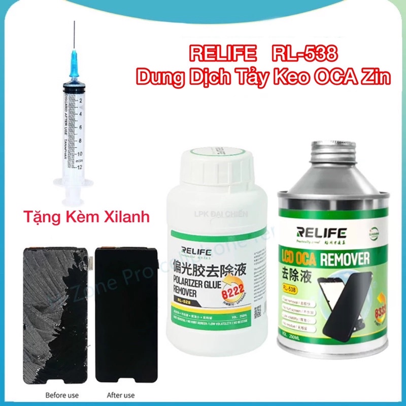 NƯỚC TẨY KEO MÀN HÌNH LCD OCA RELIFE 8333