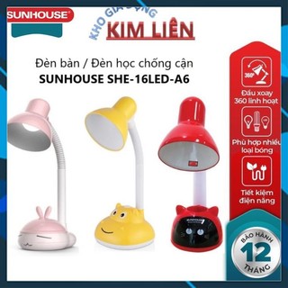 Đèn bàn / đèn học chống cận sunhouse she-16led-a6 - chính hãng bh 12 tháng