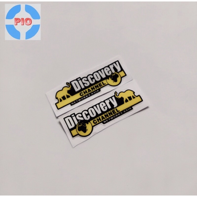 Tem Nổi Discovery Channel Trang Trí Xe Máy, Nón Bảo Hiểm, Laptop, Điện Thoại