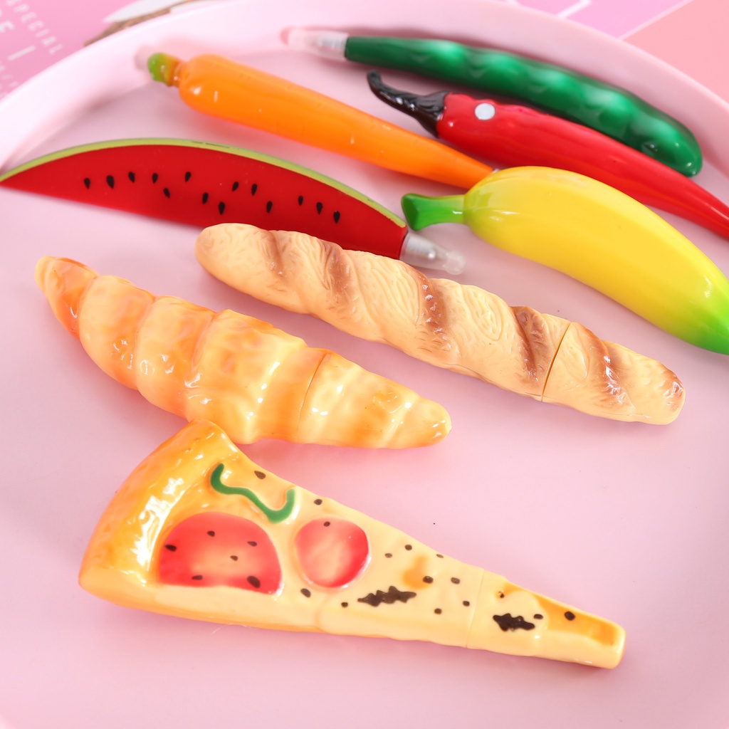 Bút Bi Hình Bánh Mì Trái Cây Xinh Xắn