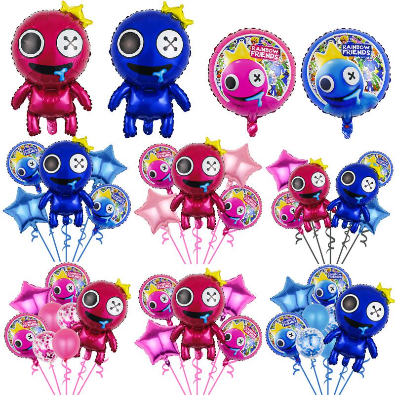 Bóng bay Roblox Rainbow Friends làm đạo cụ trang trí tiệc sinh nhật/ Giáng sinh/ nội thất/ quà tặng người lớn và trẻ em