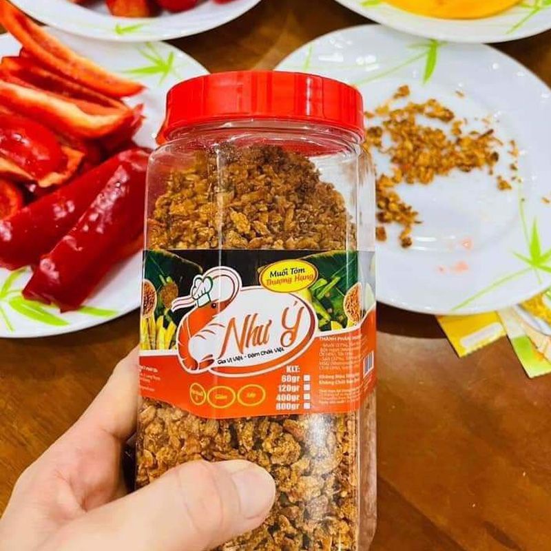 Muối tôm Như Ý hũ 400g chính hãng siêu ngon ăn là ghiền | Ăn Vặt Jamay Food