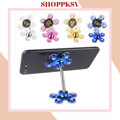 Giá đỡ điện thoại chân không 2 mặt bám chắc không trơn trượt